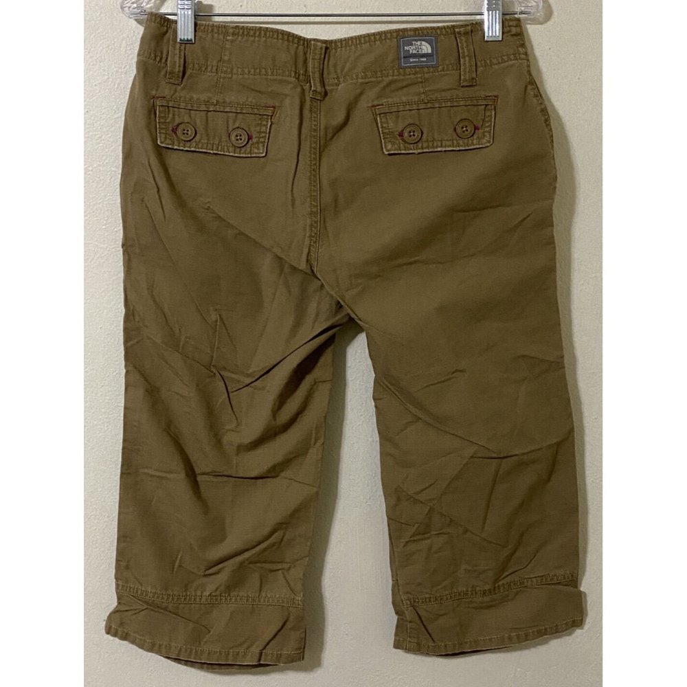 The North Face Women's Size 6 Golden Brown Casual Hiking Capri Pants 32" x 18" - Picture 4 of 9